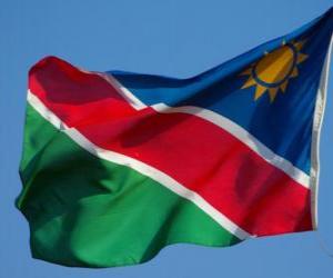 yapboz Namibya bayrağı
